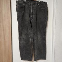 Levi's 90s 550 80s y2k ブラック　後染め　vintage USA製！【Levi's リーバイス】550後染めブラックデニム 80s 90s