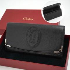 ✨未使用展示品・箱付き✨　Cartier 長財布　マストライン　マルチェロ　黒色
