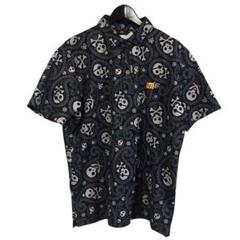 ラウドマウス LOUDMOUTH ゴルフウェア 半袖 ポロシャツ ドクロ スカル