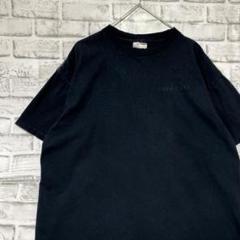 USA製90sヴィンテージTシャツ！シングルステッチ　ブラック半袖古着XL728
