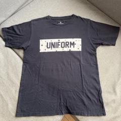 ⭐️送料込み⭐️uniform experiment ネイビーTシャツ サイズ4のサムネイル