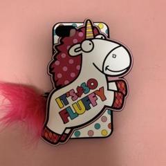 フラッフィー　ユニコーン iPhoneSEケース fluffy