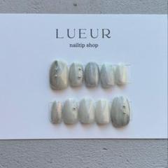 ネイルチップ 韓国 ニュアンス 淡色
