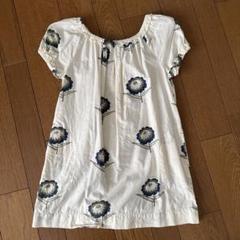 花柄 半袖 ワンピース コットン