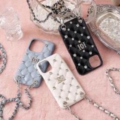 キルティングビジューiPhoneケース