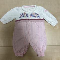 baby⭐︎花柄刺繍付きロンパース・カバーオール(50-70)