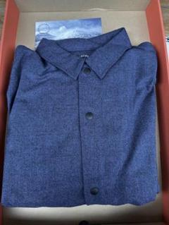 美品　山と道　メリノ　コーチジャケット　L メンズ　ユニセックス　ブルー 山と道 / MERINO COACH JACKET（UNISEX） | st. valley house