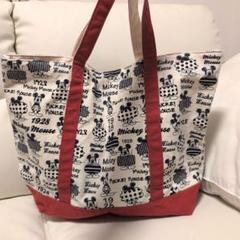 ユニクロ Disney ディズニー ミッキーマウス トートバッグ レッド