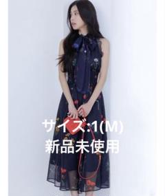 【新品未使用】 スナイデル バックリボンシフォンワンピース バックリボンシフォンワンピース（ワンピース）｜SNIDEL