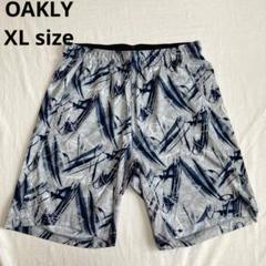 OAKLY オークリー 抽象パターン サマーショートパンツ XLサイズ 薄手軽め