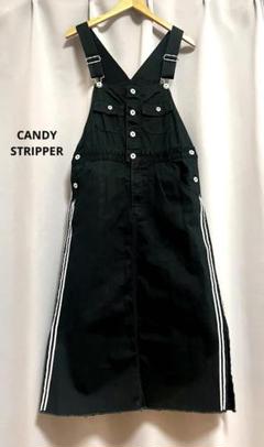 CANDY STRIPPER サイドラインジャンパースカートワンピース 個性的 Candy Stripper（キャンディストリッパー）の「NYLON GATHER