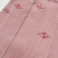 小紋 正絹 飛び柄 菱文に花 可愛いデザイン 着物 着付け 和装 i