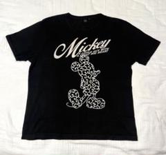 【限定レア】ディズニーTシャツ　ミッキーマウス　唐獅子Micky 黒XL