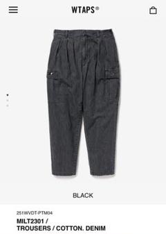 パンツ 2025 1st wtaps MILT2301 TROUSERS DENI 2025 1st wtaps MILT2301 TROUSERS DENI