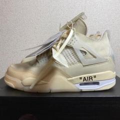 OFF-WHITE×NIKE AIR JORDAN 4 SP WMNS SAIL