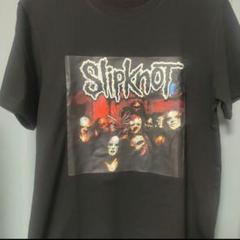 バンドシャツ9た slipknot メタル ロックギター重低音77　ドラム