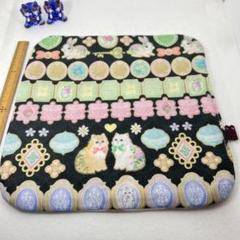 FUWARA☆ガーゼハンカチ☆ハンドメイド fuwara ガーゼハンカチ8重＊草花柄2枚セット