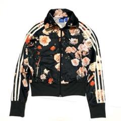 希少】adidas トラックジャケット フラワープリント ジャージ M