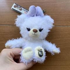 [ディズニー]ユニベアシティー　シロクマ　ぬいぐるみキーチェーン