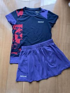 アドミラルテニスウェア TシャツL2枚＆ショートパンツ M＆スコートL4点セット アドミラルテニスウェア TシャツL2枚＆ショートパンツ M＆