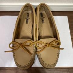 新品未使用ミネトンカキャメル22.5
