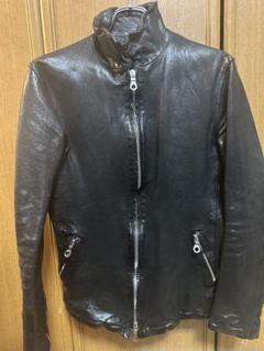 BACKLASH ジャパンカーフ製品染め シングルライダース バック