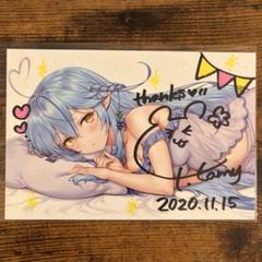 美品　雪花ラミィ　誕生日記念　2020 直筆サイン入り　ポストカード　ホロライブ 雪花ラミィ 誕生日記念2020 直筆サイン ポストカード - メルカリ