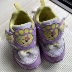 14cm ムーンスター　スニーカー　女の子　紫　ウィスカーヘイブン　プリンセスのサムネイル