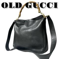 ✨️美品✨グッチ バンブー 2way ショルダーバッグ レザー ブラックのサムネイル