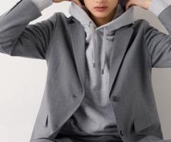 2025年最新】uniqlo リラックステーラードジャケット グレーの