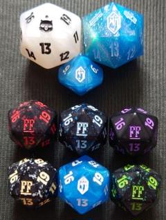 mtg 絶版 20面 クリスタルダイス など コンプ9個セット fin ff