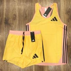 ■adidas ADIZERO Pro Elite Promo セットアップ 黄 □adidas ADIZERO Pro Elite Promo セットアップ 黄 - メルカリ