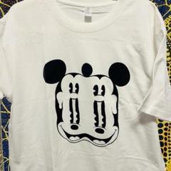 幻像 ミッキー 半袖 Tシャツ 夏 新品 お洒落 XL 2XL ホワイト