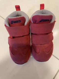 asics 赤　スニーカー 15㎝