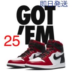 NIKE WMNS AIR JORDAN 1 SATIN RED 25 新品