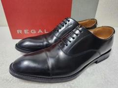 【使用2～3回】REGAL　リーガル　ストレートチップ　内羽根　ブラック