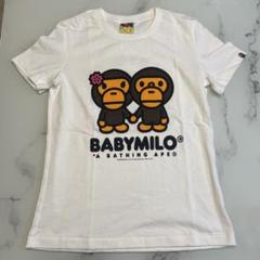 R*様 希少　BABYMILO ホワイト Tシャツ XS エイプ R*様 希少 BABYMILO ホワイト Tシャツ XS エイプ - メルカリ