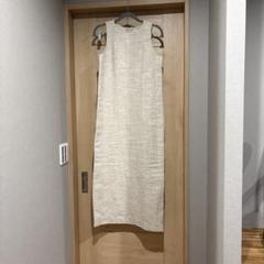 machatt スラブリネンドレス 38 ベージュ machattマチャット スラブリネンドレス ワンピース 36ベージュ