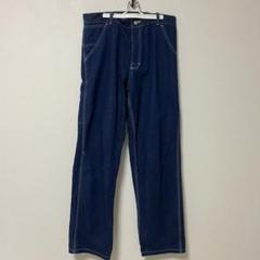 デニム　ストレート　パンツ　長丈のサムネイル