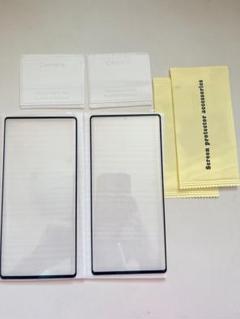 【新品】 スマホ画面保護フィルム　カメラ保護フィルム　２枚　画面フィルム
