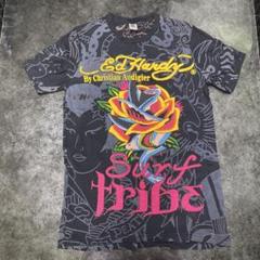 Ed Hardy ラインストーンサーフスタイル Tシャツ - メルカリ