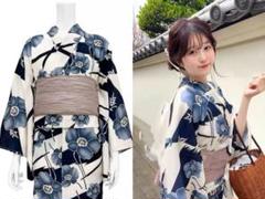 夏デートにぴったり花柄ロング浴衣✾花火大会に最適！
