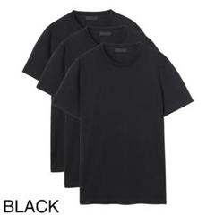 【関税込み】PRADA 国内発送 コットンジャージーTシャツ 3パック PRADAプラダ 3パック コットンジャージーTシャツ パックT