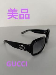 Gucci ブラック GGロゴ サングラス