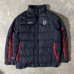 UMBRO イングランド ハーフジップ　ナイロンジャケット　裾絞り可能 UMBRO イングランド ハーフジップ ナイロンジャケット 裾絞り
