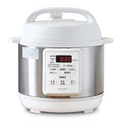 新品未使用】アイリスオーヤマ PC-EMA3-W電気圧力鍋 3L ホワイト