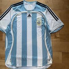 ★adidasアディダス06/07アルゼンチン代表半袖ユニフォーム2XOサイズ ☆adidasアディダス06/07アルゼンチン代表半袖ユニフォーム2XO