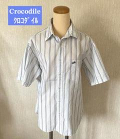 kurokodairu(クロコダイル)ストライプ 半袖シャツ Mサイズ