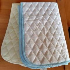 【未使用】防水キルトパッド 60x90cm アイボリー 白色 2枚セット