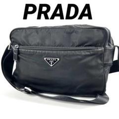 【良品】PRADA ナイロン プレート ビンテージ ショルダーバッグ メンズ 良品】PRADA ナイロン プレート ビンテージ ショルダーバッグ